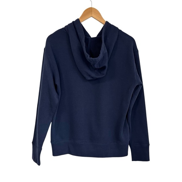 J Crew Womens Vintage Sailing Club Hoodie Sweatshirt Sz Small Navy Blue L0541 - Picture 3 of 7